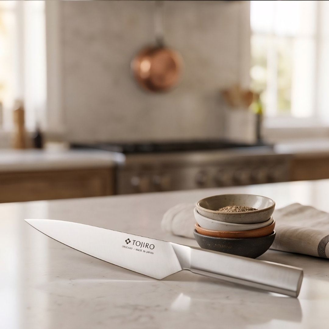 TOJIRO ORIGAMI SANTOKU KNIFE 165mm