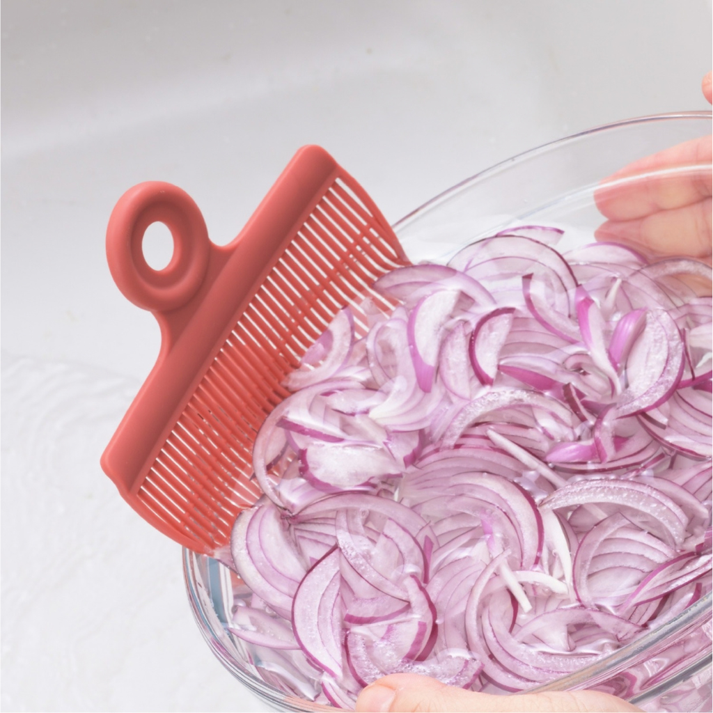 Akebono Boiled Food Clip - Red