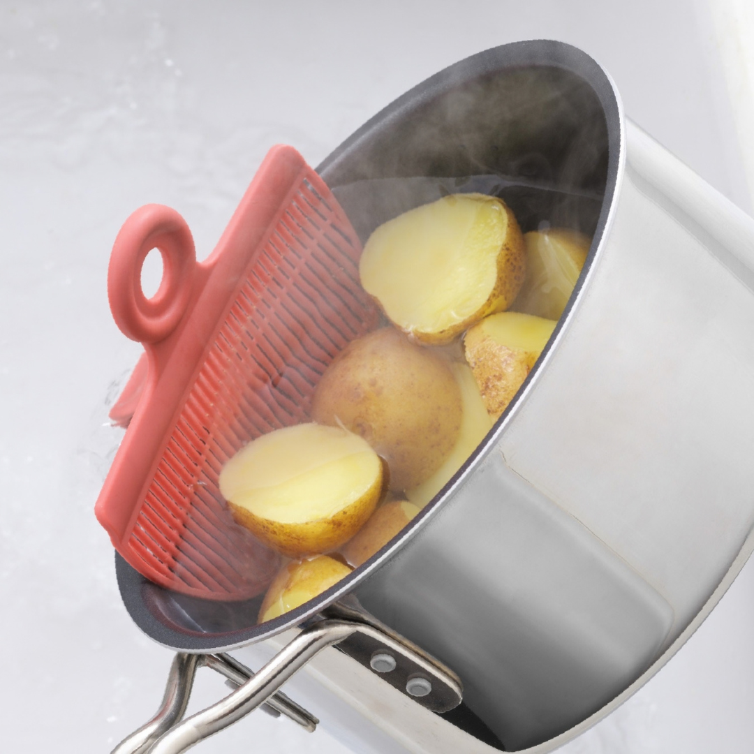 Akebono Boiled Food Clip - Red