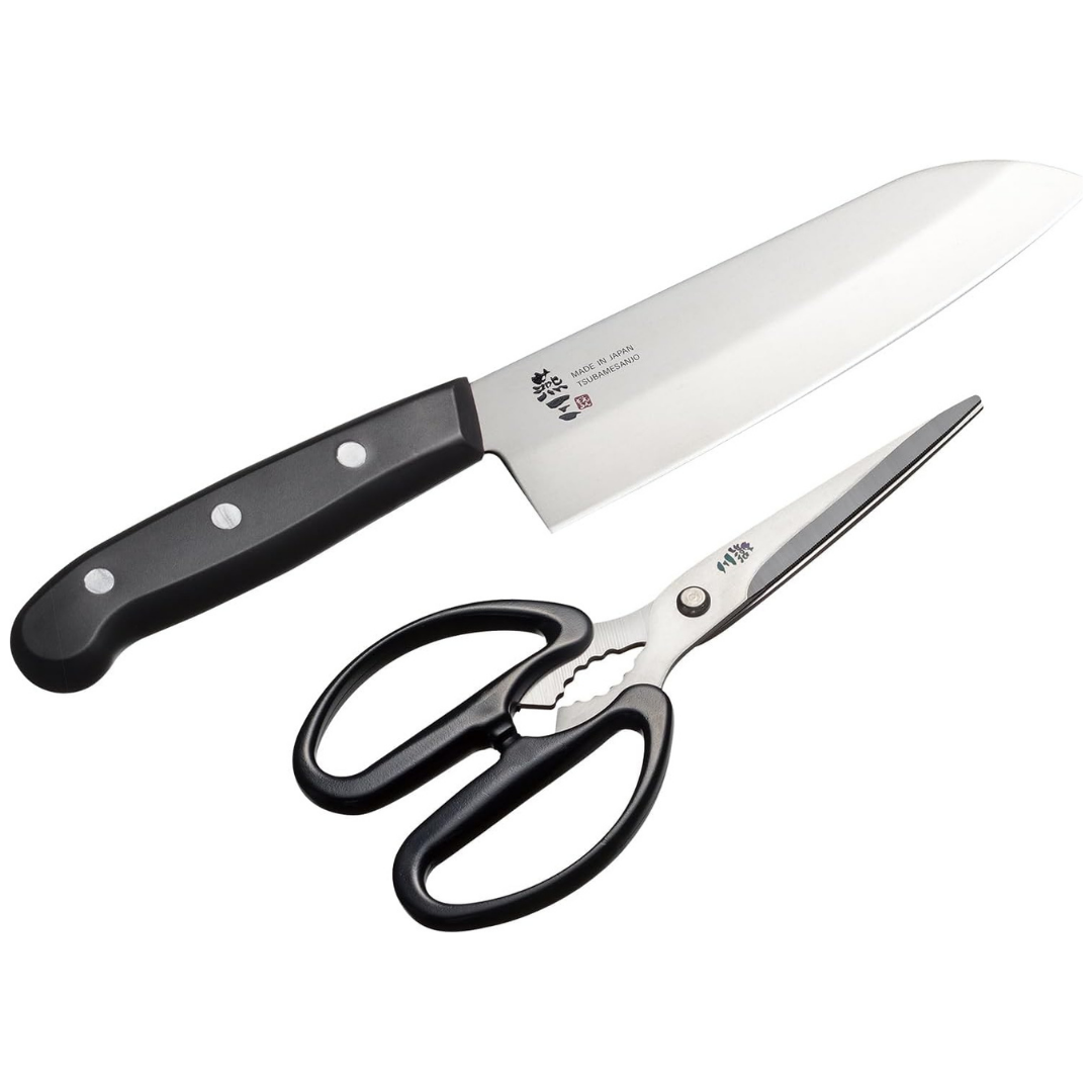 ENZO Santoku & Kitchen Shears Set