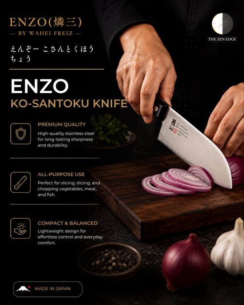 ENZO Ko-Santoku Knife – Compact All-Purpose