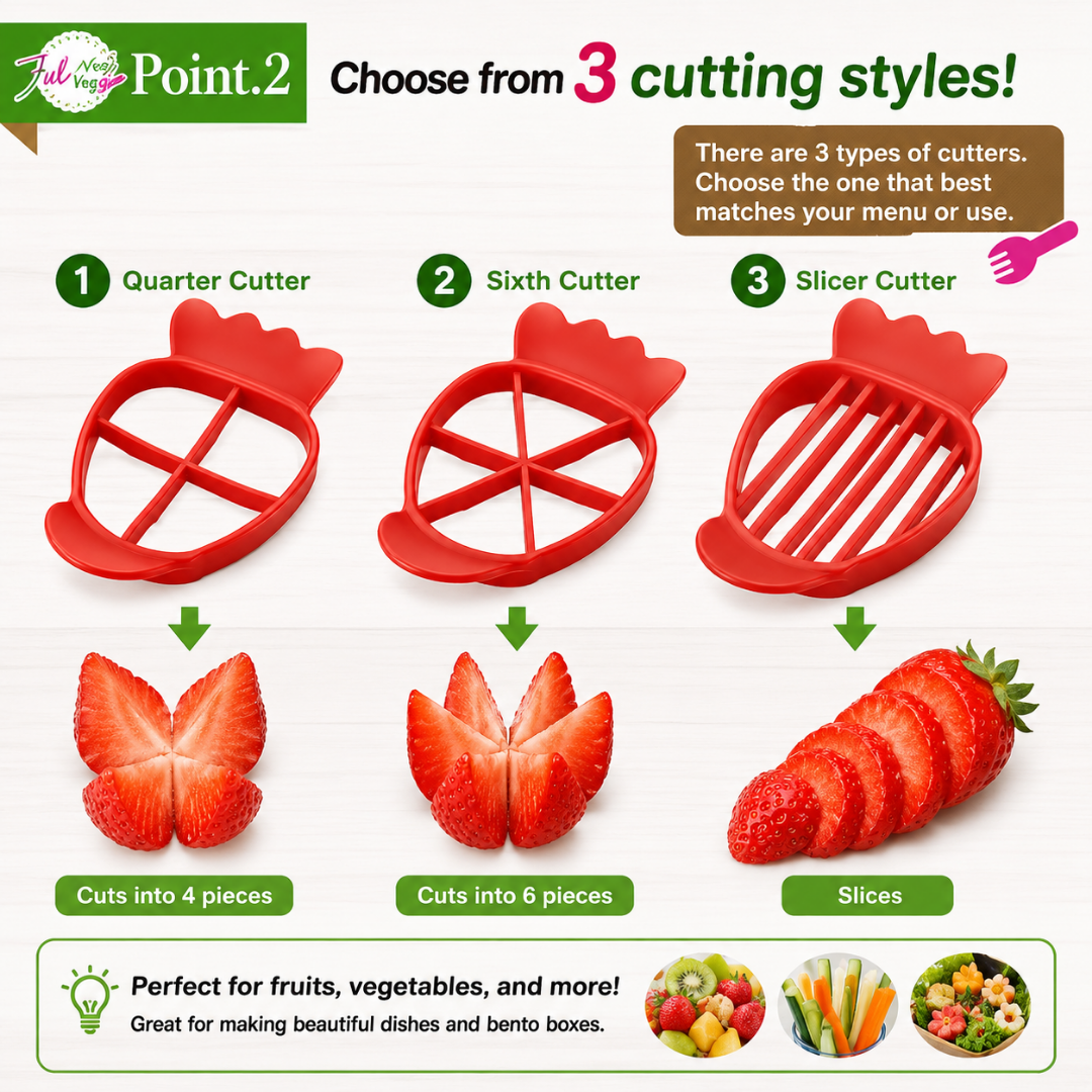 FULL VEGGIE Strawberry Slicer