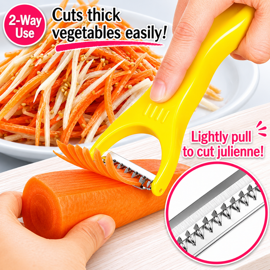 FULL VEGGIE 2-in-1 Julienne & Peeler
