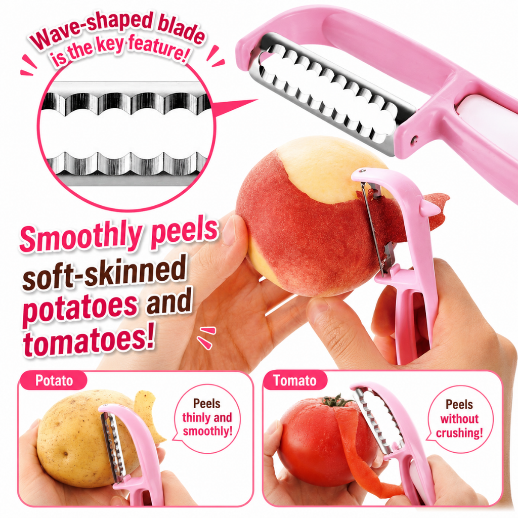 FULL VEGGIE Peach & Tomato Peeler