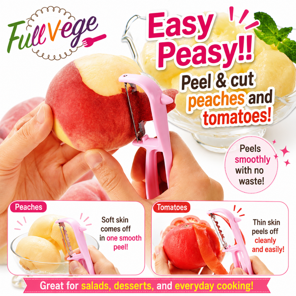 FULL VEGGIE Peach & Tomato Peeler