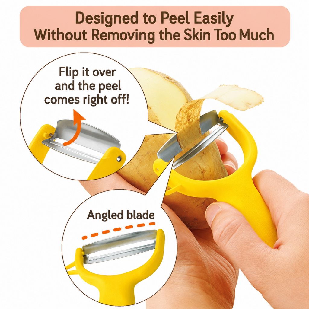 FULL VEGGIE Swivel Sharp Peeler