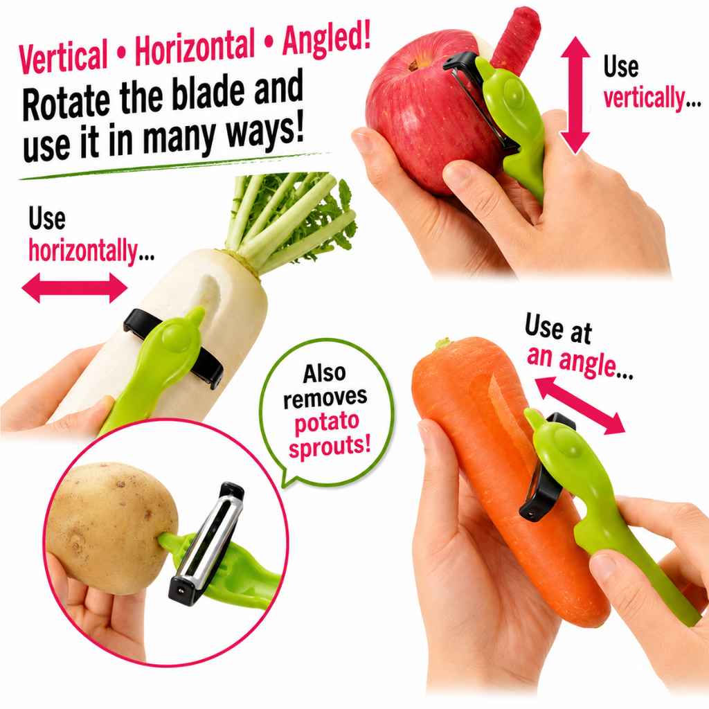 FULL VEGGIE Vertical & Horizontal Peeler