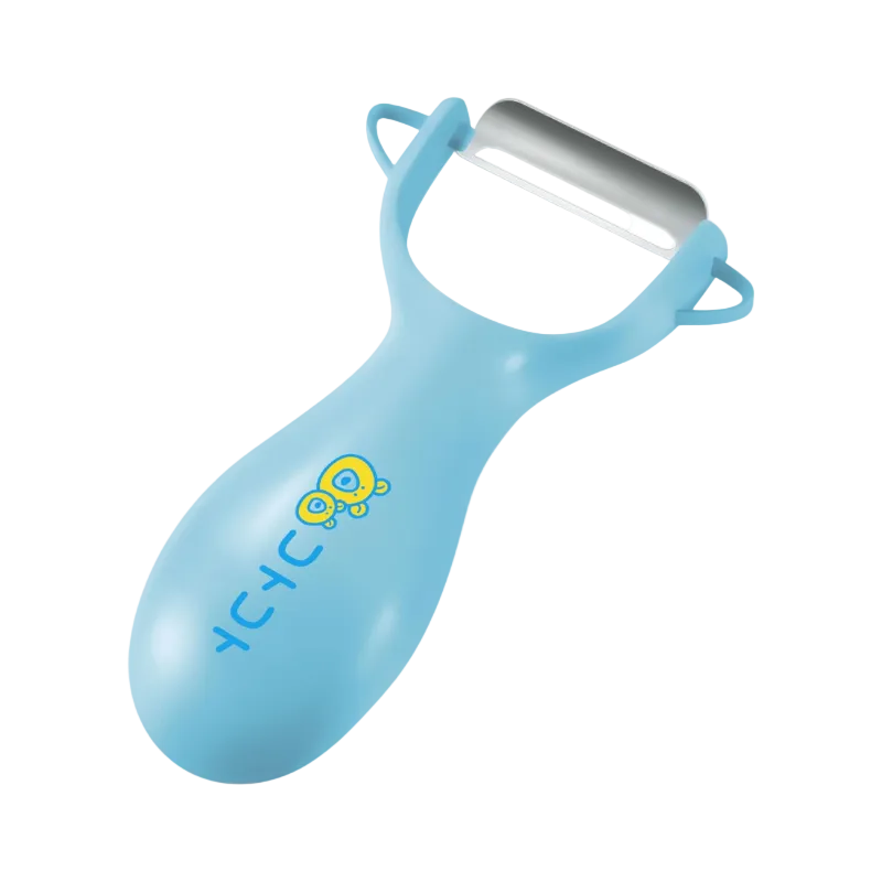 KOTOKOTO Kids' Easy-Grip Peeler – Blue