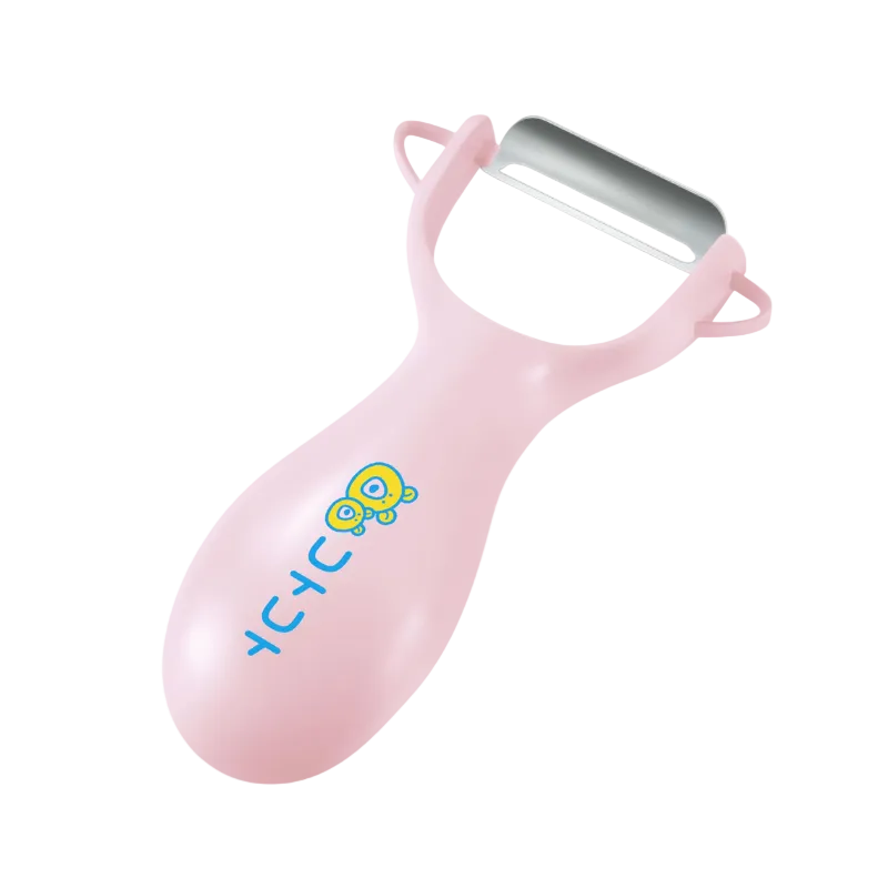 KOTOKOTO Kids' Easy-Grip Peeler – Pink
