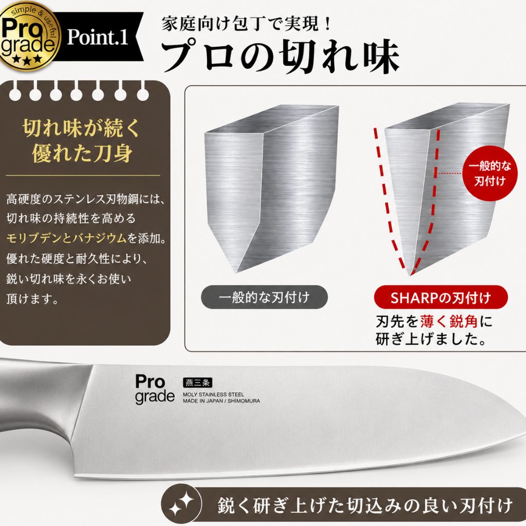 PROGRADE All-Stainless Petty Knife