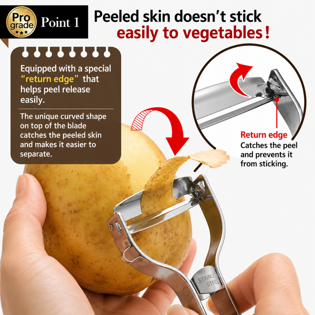 PROGRADE Easy-Release Sharp Peeler