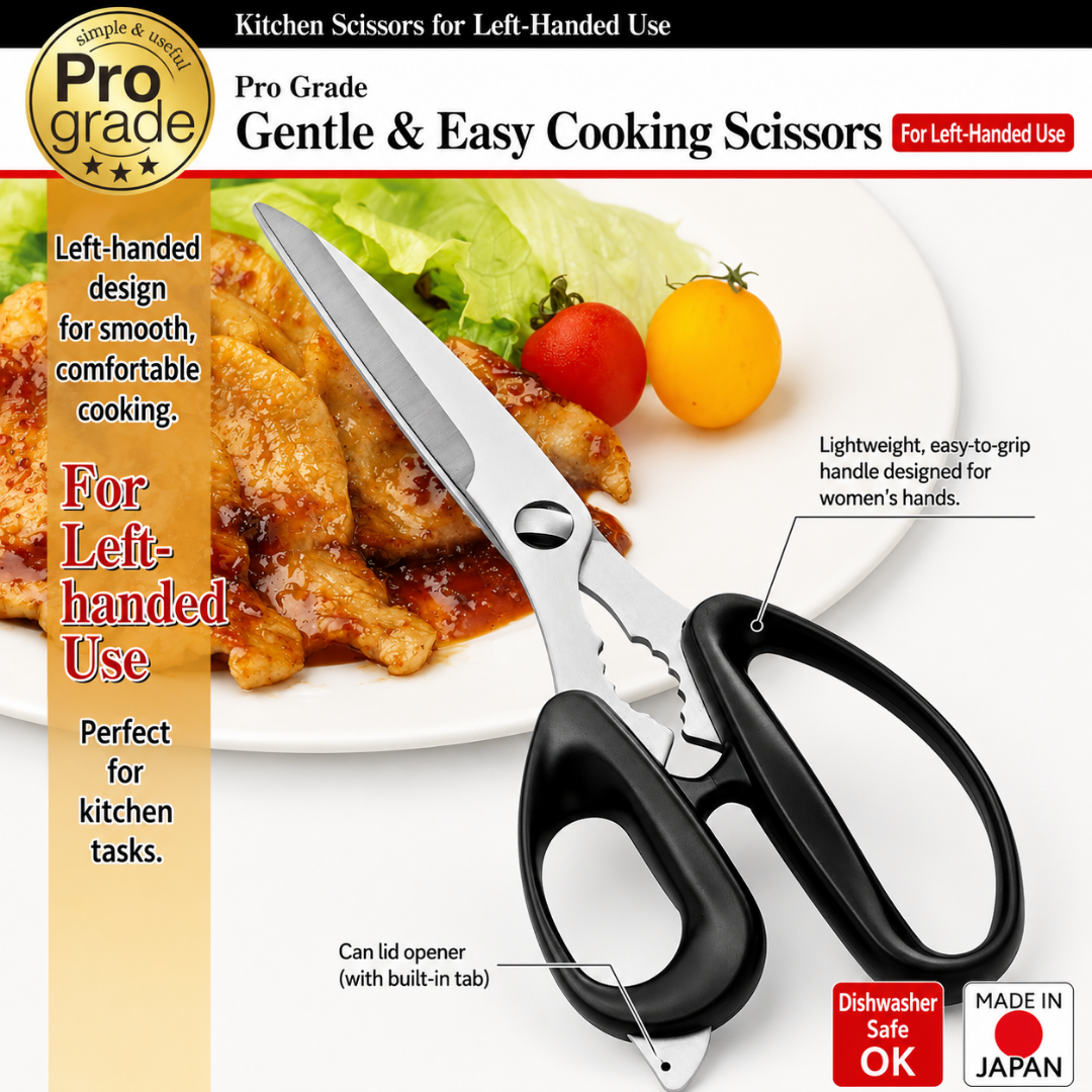 PROGRADE Gentle Kitchen Shears – Left-Handed