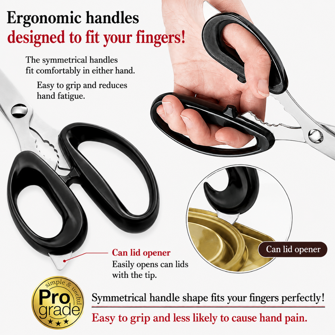 PROGRADE Gentle Kitchen Shears – Left-Handed