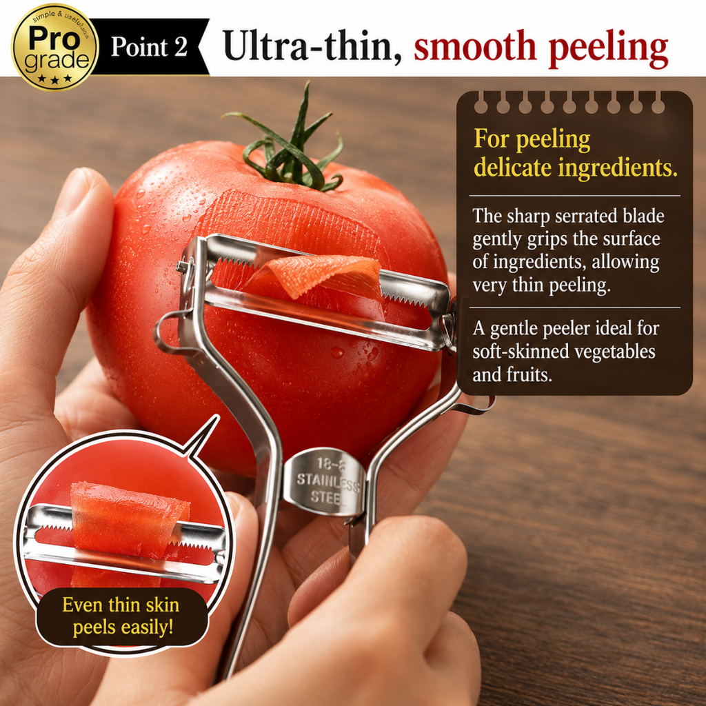 PROGRADE Rapid Tomato & Soft Fruit Peeler