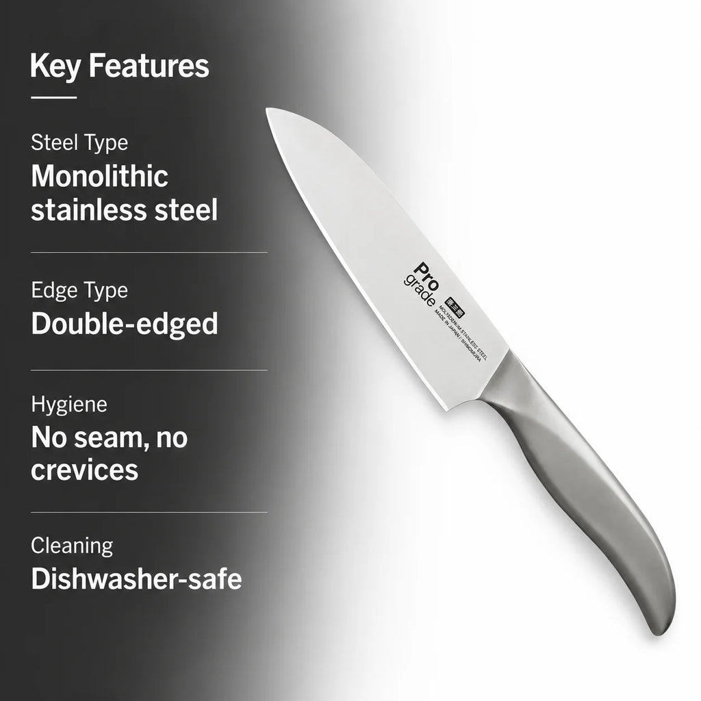 PROGRADE All-Stainless Santoku Knife