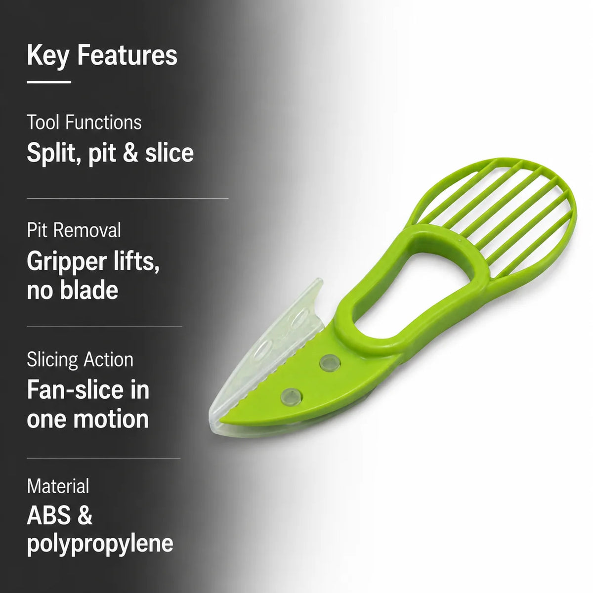 Shimomura FULL VEGGIE Avocado 3-in-1 Cutter
