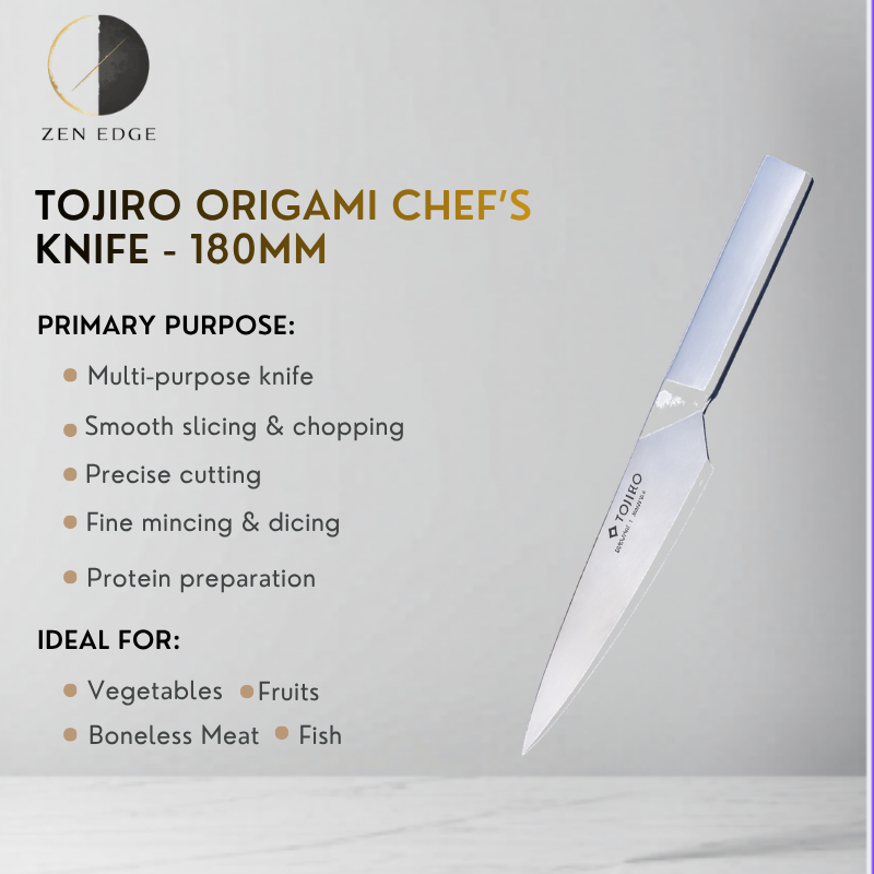 Tojiro ORIGAMI CHEF’s KNIFE - 180mm