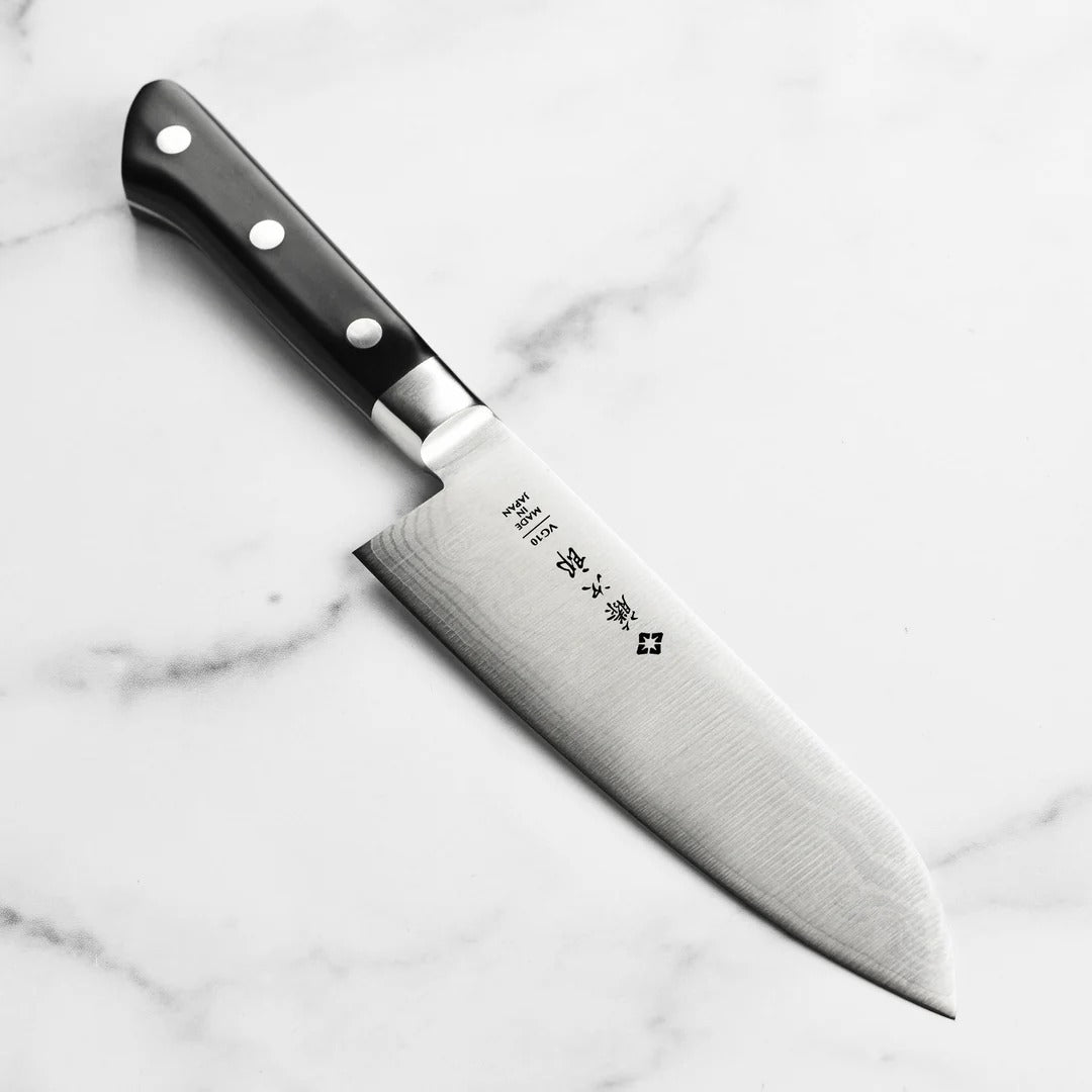 Tojiro Basic Damascus Santoku Knife 170mm