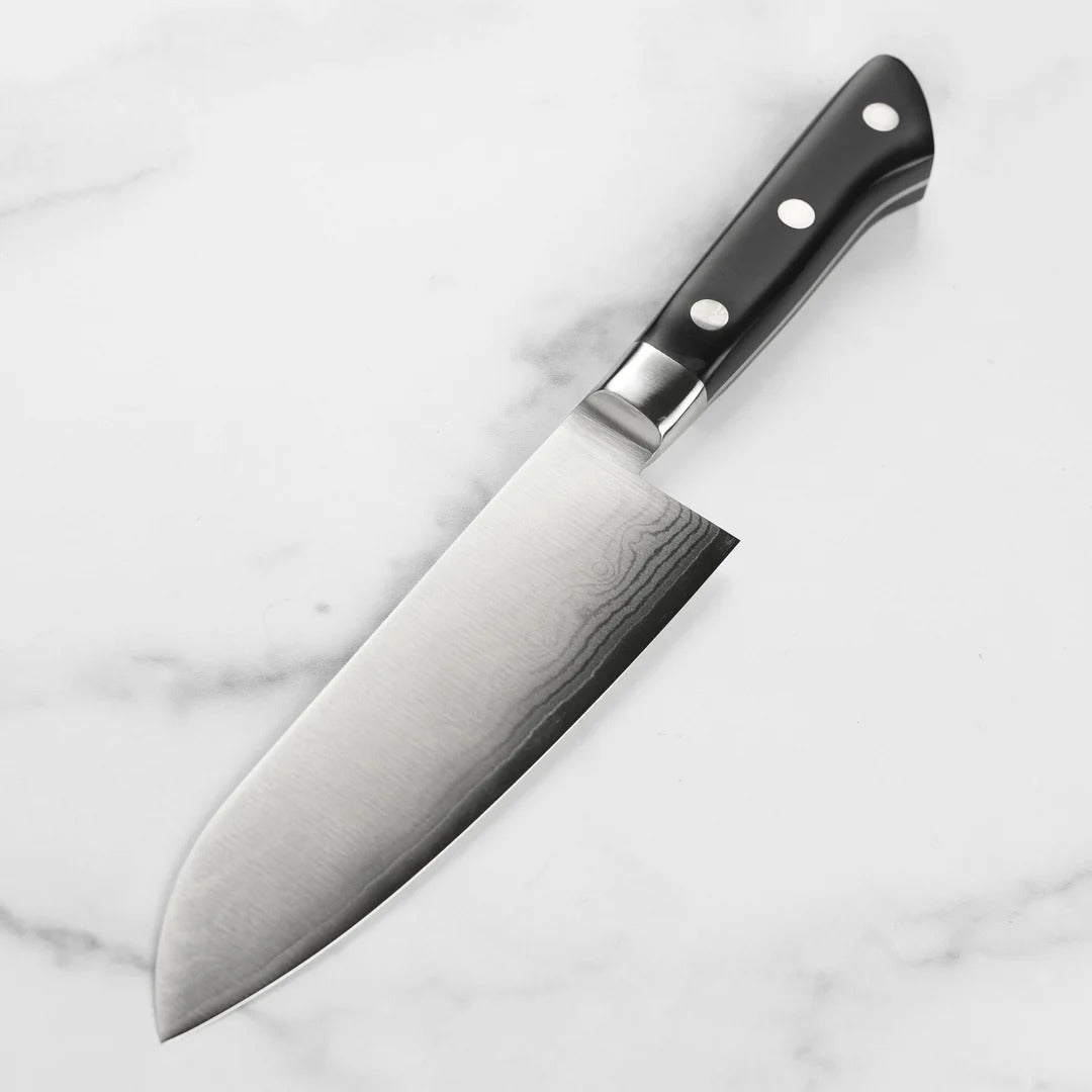 Tojiro Basic Damascus Santoku Knife 170mm