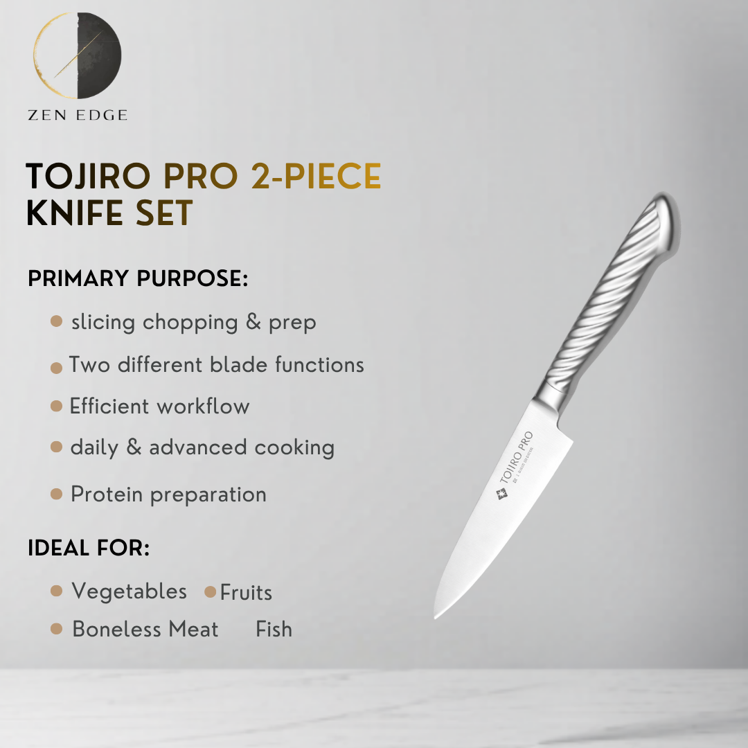 TOJIRO PRO 2-PIECE KNIFE SET (DIRECT STORE  EXCLUSIVE)